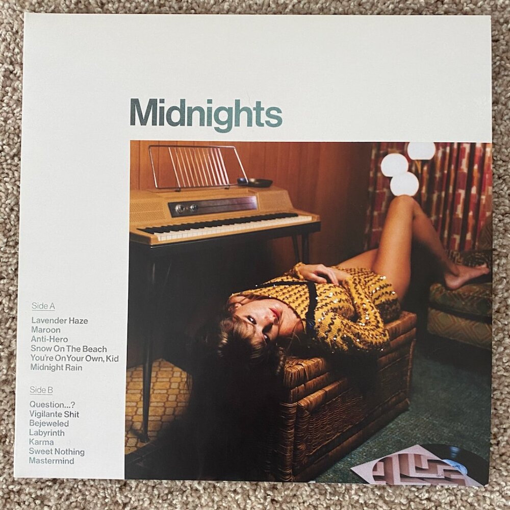 Taylor Swift Midnights Jade Green Edition Vinyl - original issue